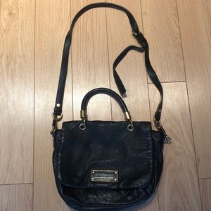 Marc by Marc Jacobs black leather crossbody bag